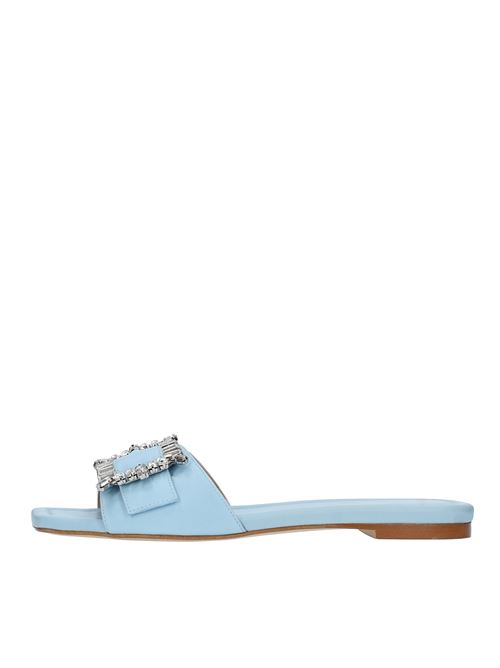 Mules in pelle STUART WEITZMAN | SHINEBUCKLESLIDESANCELESTE